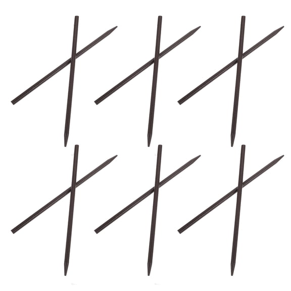 MERRYHAPY Retro Wooden Hair Chopsticks, Black, Elegant Bridal Headdress Decor, 12Pcs