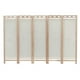 thumbnail image 1 of Biombo Mampara Madera de Pino Natural 5 Paneles Hueso, 1 of 2