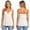 White, variant on Knit Babydoll Cami, Womens
