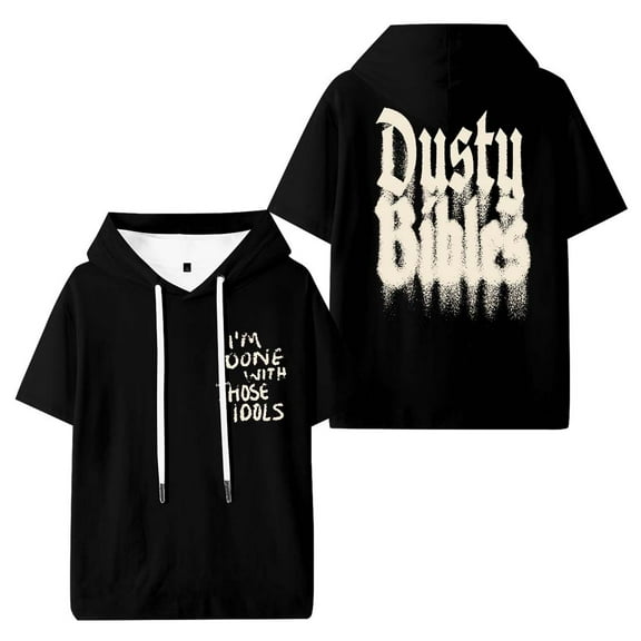 Josiah Queen Dusty Bibles Merch Hooded T-Shirts Women Men Short Sleeve Tee Casual Fashion Clothes
