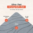 thumbnail image 6 of RLESO 2026 New Stone Bath Mat – Diatomaceous Earth Bath Mat,Rock Absorbent Bath Mats for Bathroom,Stone Bathroom Mat Modern Stone Drying Mat,Shower Mat Outside Shower,31.4"X19.7" Gray, 6 of 9