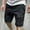 Black, variant on Horkkom Cargo Shorts for Men Casual Elastic Waist Drawstring Shorts Running Joggers Sweatpants, Gifts for Men