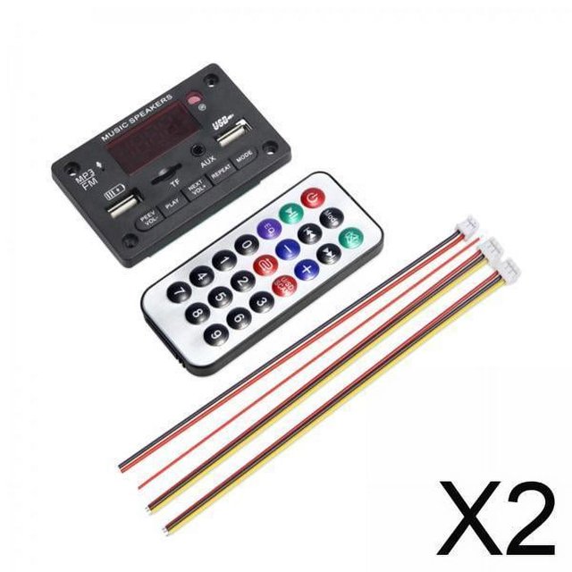 Módulo De Placa Decodificadora De Reproductor MP3 CUTICAT Manos Libres Automático Negro