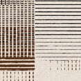 thumbnail image 3 of Milliken Residency Area Rug GRIDLOX Gridlox Brown Modern, 5' x 8', 3 of 5