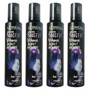 L'Oreal Advanced Hairstyle Boost It Volume Inject Mousse, Extra Strong Hold 8.30 oz (Pack of 4)