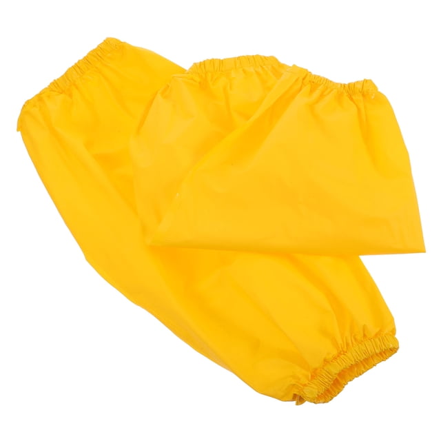 Mobutofu Manchons de Protection Manchons de Bras Imperméables Manchon de Bras Jaune Résine Polyester pour Jardin 1 Paire