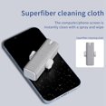 thumbnail image 2 of Portable Glasses Cleaner Tool Glasses Cleaning Microfiber Screen Cleaner Tool for Glasses Phone PC, Without Detergent, 2 of 8