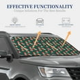 thumbnail image 2 of Lsque Mushroom House 2 PCS Windshield Sun Shade | CarFoldable Window Covers | Car Accessories Reflect UV for Universal Cars SUV Truck | Large, 2 of 7