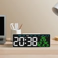 thumbnail image 3 of SDFGTstore Multifunctional Wall Mounted LED Digital Clock with Adjustable Brightness for Office and Home, 3 of 21