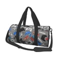 thumbnail image 1 of Lsque Video Game Pattern Foldable SportsBag with Wet Dry Pocket, Travel Bag, Large Capacity Duffel Bag, Splash Proof Carry on Bag, Overnight Bag, Weekender Bag, 1 of 6