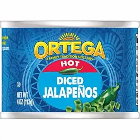 Diced Jalapenos, Hot, 4 Ounce