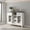White, variant on Demi Bonn 52" Sideboard Buffet Cabinet with 2 Drawers and 4 Adjustable Shelves, Kitchen Storage Cabinet, Wood Coffee Bar Buffet Table for Dining Room, Black