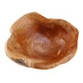 thumbnail image 1 of Tazón de fruta para el hogar, plato de caramelo de madera, raíz tallada de 20-24 cm Afortunado Sencillez, 1 of 4