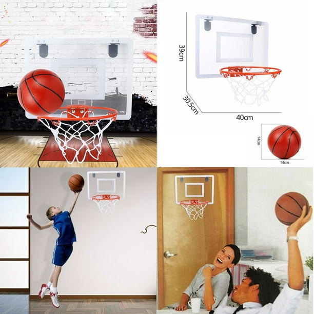 YIWULA Mini Basketball Hoop Shatter Resistant Backboard With Breakaway