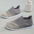 thumbnail image 4 of Ticikt Boys Girls Sock Shoes Toddlers Kids Sneakers on Fitness Tennis Walking School Shoes for Toddler/Little Kid/Big Kid,Color:Grey, 4 of 5