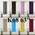 thumbnail image 6 of 1 SET 100% BLACKOUT INSULATE THERMAL SHORT PANELS WINDOW CURTAIN IN 36" 54" 63"L, 6 of 6