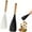 Black+White, variant on Large Cooking Spoons for Serving, 12.2" Nonstick Silicone Spoonula with Wooden Handle, Heat Resistant Rubber Serving Spatula Spoon for Mixing, Baking, Scooping and Scraping Great for Stir Frying