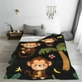 thumbnail image 5 of Susaid Monkeys Swinging from Palms Print Microfiber Cleaning Cloth, Multi-Functional Cleaning Towels, Highly Absorbent Cleaning Rags,Cleaning Cloths for Car Kitchen Home-40"x30", 5 of 7