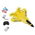 thumbnail image 2 of Avión de control remoto RC con estabilizador giroscópico de espuma, regalo de cumpleaños, planeador de juguete para niños, niñas, adultos y niños. Amarillo, 2 of 8