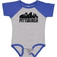 thumbnail image 3 of Inktastic Pittsburgh Skyline Grunge Boys or Girls Baby Bodysuit, 3 of 5