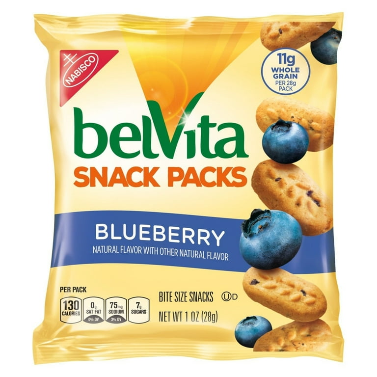 Belvita Energy Snack Bites Variety Pack - 25 Count With Blueberry & Banana Chocolate
