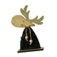thumbnail image 5 of Adornos navideños de madera Mornei, figura de alce, bonitos letreros rústicos para centro de mesa, color negro S, 5 of 8