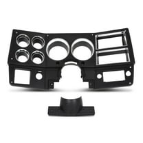 CROSSDESIGN Dash Bezel W/ A/C W/ Lower Column Cover Fit for Chevy GMC Truck with Air Conditioning (without Wiper Switch Hole) 1984-1987
