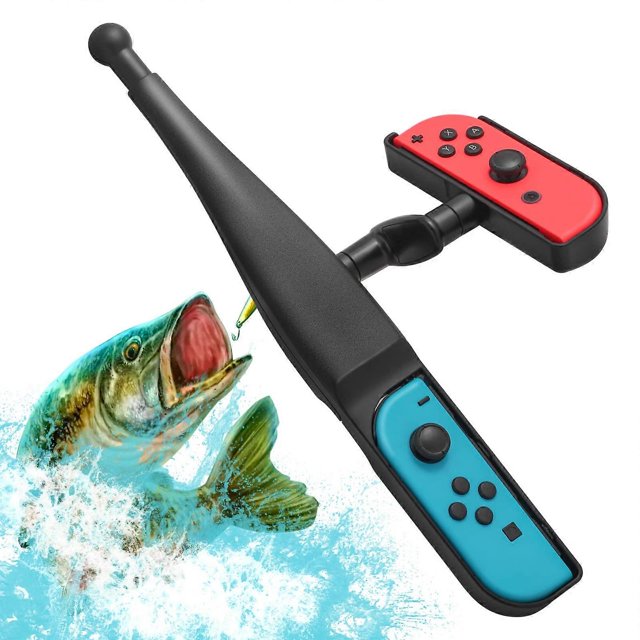Fishing Rod for Nintendo Switch, Compatible with Legendary Fishing and Bass Pro Shops