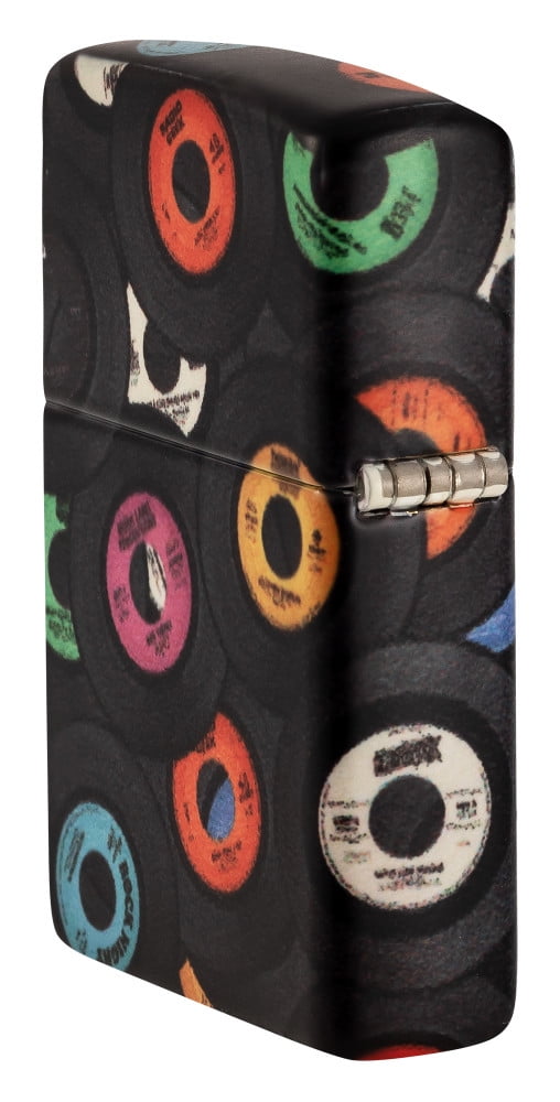 Zippo Records Design 540 Matte Pocket Lighter
