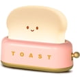 thumbnail image 2 of luz de noche de pan tostado, luz recargable y portátil con temporizador, ideas de regalos de Navidad para bebés, niños, niñas, adolescentes. Rosa LingWen 9024715127358, 2 of 5