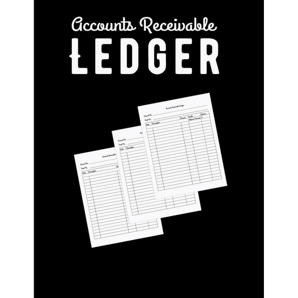Accounts Receivable Ledger Accounting Book Sheets Simple Layout to