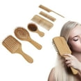 thumbnail image 4 of Juego De Cepillos Para El Cabello, Juego De Peines Y Cepillos Para El Cabello De 6 Piezas Para Barbería EOTVIA Hair Brush Comb Set, 4 of 8