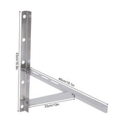 2PC Heavy Duty Window Air Conditioner Support Bracket, Thickened AC Rack Split Hanging Rack, Maximum Load to 200KG