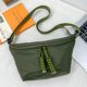 thumbnail image 1 of Bolso de pecho para mujer, Bolso cruzado de nailon informal, riñoneras con cinturón de tendencia (verde militar), 1 of 5
