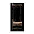 thumbnail image 2 of Room Designs Corner Hall Tree Copper Traditional Triangle, 2 of 3