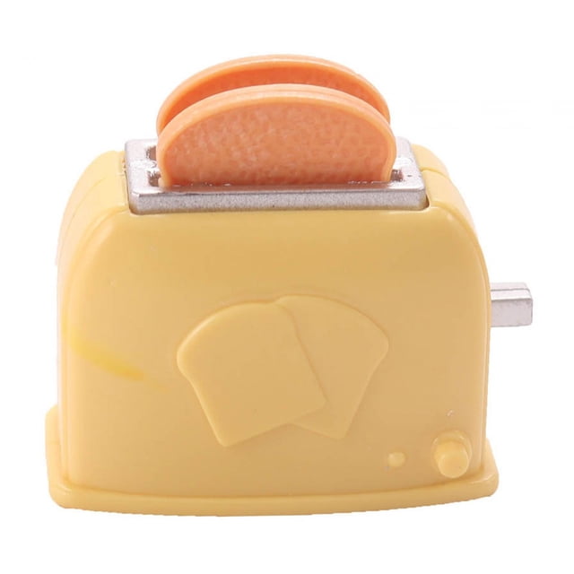 de pan para casa de muñecas, adorno de de pan para desayuno en miniatura, decoración de escena de muñeca BJD para pieza de casa de amarillo