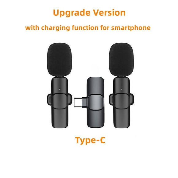 Microphone à revers pince de réduction du bruit Lavalier sur le Microphone sans fil pour l'enregistrement de podcast vidéo enregistreur vidéo en direct Tiktok