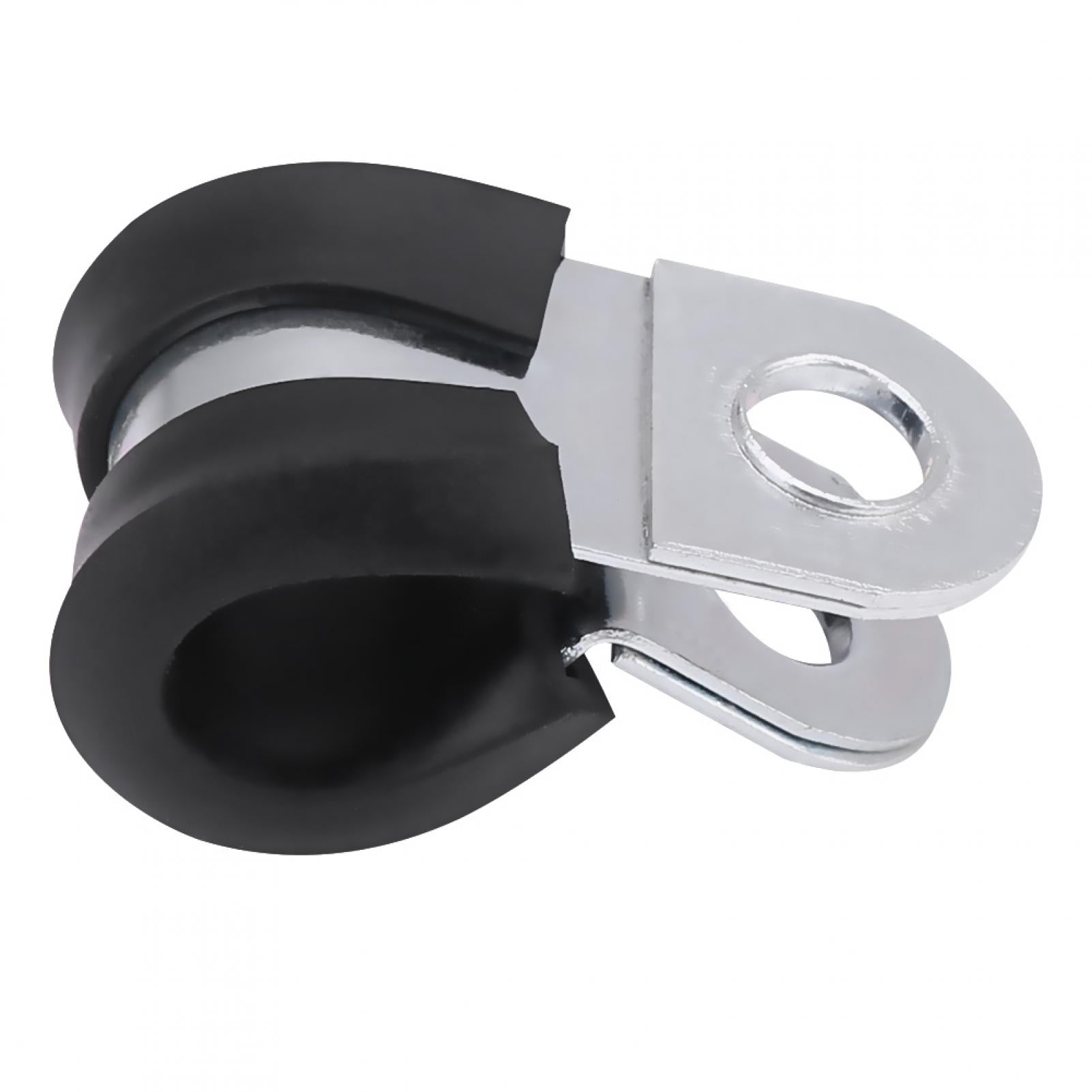 Rubber Cushion Clamp Fuel Line Clamp Fuel Line Clamps 3/8 10Pcs 6mm