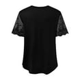 thumbnail image 5 of Summer Tops for Women Swim Womens Long Sleeve T Shirts plus Space T Shirt Women Running Shirt 2 Clothes Hide Tummy Handstand Long Sleeve Womens Athletic Tee Shirts Loose Fit Top Exercise Black 2XL, 5 of 5