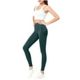 thumbnail image 2 of Pantalones de yoga para mujer, ajustados, de cintura alta, con realce de cadera, a rayas, con rosca, para uso externo., 2 of 8