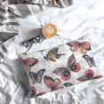 thumbnail image 3 of Salouo Vintage Butterflies Pattern Pillow Cases,1PC Pillow Covers with Envelope Closure Decorative Pillow Case for Bed Couch,Pillows Not Included-20"x30", 3 of 6