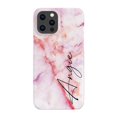 thumbnail image 1 of Personalised Pastel Marble Name iPhone 16 Pro Case,iPhone 12, 1 of 5