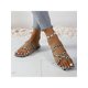 thumbnail image 5 of Summer Leopard Print Fashion Sandals For Women To Wear Outside With Skirts, 5 of 5