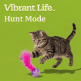 thumbnail image 4 of Vibrant Life Bell and Feather Lattice Ball Cat Toy, 4 of 8