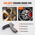thumbnail image 3 of Drilled&Slotted Brake Rotors Kit for 2011-2019 Chevy Silverado 2500 3500 HD&GMC Sierra, 14" Front Rotors with Ceramic Pads, 3 of 12