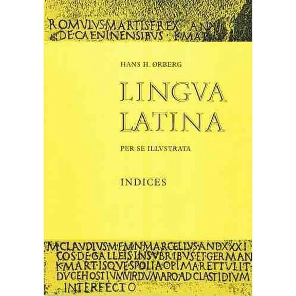 Lingua Latina: Indices (Edition 1) (Paperback)