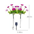 thumbnail image 3 of BCZHQQ Outdoor Solar Garden Lights - LED Solar Flower Lights with Larger & More Realistic Rose, Bigger Solar Panel, Waterproof Solar Lights for Outside Yard Patio Valentines Day Decorations, 3 of 6