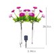 thumbnail image 3 of Fiudx Ofertas flash del día Luces solares de flores para exteriores, luces solares decorativas para jardín, luces LED de estaca, encendido/apagado automático, brillantes hasta 8 horas, 3 of 6