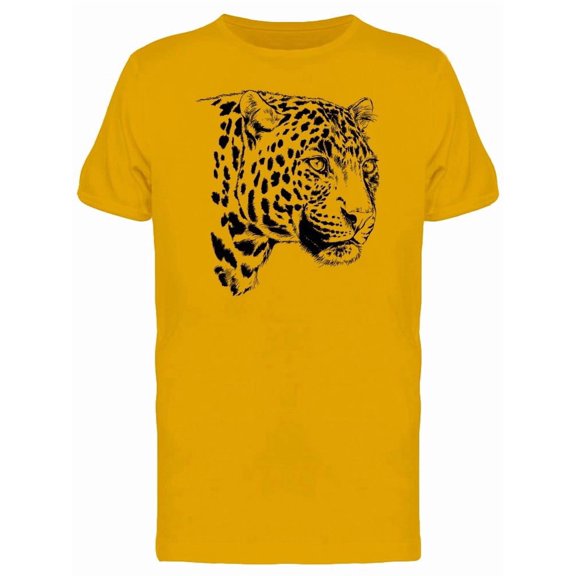 Cool Grunge Leopard Head Tee Men's -Image by Shutterstock