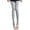 Light Gray, variant on Winter Thermal High Waisted Seamless Ribbed Striped Base Layer Pants For Women Cold Weather Comfort